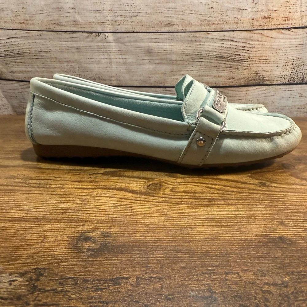 Coach Women’s Loafers - Mint Green - Picture 3 of 5